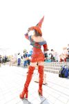  bare_shoulders boots cosplay guilty_gear i-no miya thigh_boots witch_hat 