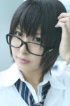  cosplay glasses narihara_riku school_uniform tagme_character tagme_series 