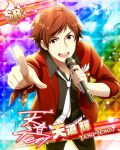  character_name dress idolmaster idolmaster_side-m red_eyes redhead short_hair smile tendou_teru 