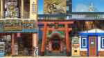  architecture bad_id bad_pixiv_id building east_asian_architecture kaitan no_humans original shop stairs temple torii vending_machine 