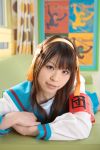  armband cosplay katou_mari photo sailor_uniform school_uniform suzumiya_haruhi suzumiya_haruhi_no_yuuutsu 