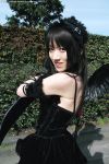  cosplay morte photo ruffles scythe suzuyuki_kaho vispo_original wings 