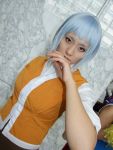  blue_hair cosplay mai_hime miyu_greer school_uniform tamaki_shuri 