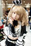  blonde_hair camisole cosplay crown lace one_piece perona ruffles yoshikawa_sunao 