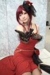  cosplay dress fishnet_stockings flower gloves hair_ribbon ibara lace photo roberia_maria_della_firenza sound_horizon 