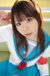  armband cosplay katou_mari photo sailor_uniform school_uniform suzumiya_haruhi suzumiya_haruhi_no_yuuutsu 