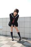  cosplay knee_socks school_uniform touta_miya 