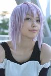  cosplay kaieda_kae photo purple_hair rosario+vampire shirayuki_mizore tank_top 