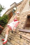  apron ashita_no_nadja blonde_hair boater_hat boots cosplay kipi-san nadja_applefield photo 