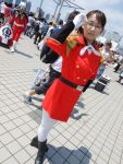  boots colonel_une cosplay glasses gundam gundam_wing lady_une military_uniform tagme_model 
