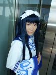   cosplay dress flower hair_bow kawakabe_momoka seiru touka_gettan  