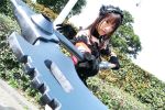  cosplay morte photo ruffles scythe suzuyuki_kaho vispo_original wings 