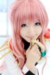  cosplay photo pink_hair revolutionary_girl_utena saya sword tenjou_utena uniform 