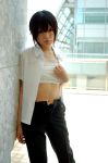  breast_bind chest_wrap cosplay inuzuka_koshi namada open_pants photo reverse_trap school_uniform sumomomo_momomo 