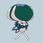  :&lt; calyrex chiyo_(ppp_808) closed_mouth commentary_request full_body gen_8_pokemon grey_background legendary_pokemon legs_apart no_humans pokemon pokemon_(creature) simple_background solo 
