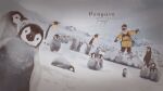  1girl animal bird dated english_text highres original penguin snow winter_clothes xiaobanbei_milk 