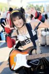 belt cosplay elbow_gloves guitar hairband kipi-san photo suzumiya_haruhi suzumiya_haruhi_no_yuuutsu 
