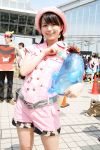  cosplay fishing_hat mana_(model) morokoshi_taisou oneesan photo shorts twin_braids unako_wano 