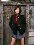  blazer cardigan cosplay photo scarf school_uniform sugimoto_yumi 
