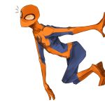  1boy male marvel simple_background solo spider-man t8909 white_background 