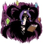  crystal curse_maker neru_fia parody patchouli_knowledge purple_hair touhou translated 