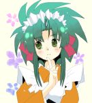  green_hair imageboard_colors jochuu-san lowres maid oekaki original seto yagisaka_seto 
