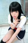  cosplay futami_eriko kimi_kiss knee_socks namada photo school_uniform 