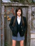  blazer cardigan cosplay photo school_uniform sugimoto_yumi 