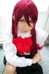  armband boots cosplay kaminariko kirijou_mitsuru persona persona_3 redhead school_uniform 