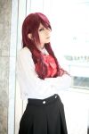  armband cosplay kaminariko kirijou_mitsuru persona persona_3 redhead school_uniform 