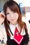  air cosplay hair_ribbons katou_mari photo school_uniform tohno_minagi 