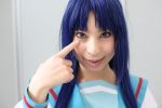  ari_(model) asakura_ryouko blue_hair cosplay photo sailor_uniform school_uniform suzumiya_haruhi_no_yuuutsu 