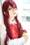  armband cosplay kaminariko kirijou_mitsuru persona persona_3 redhead school_uniform 