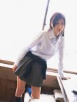  cardigan cosplay knee_socks photo school_uniform sugimoto_yumi 