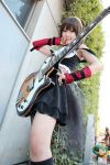  belt cosplay elbow_gloves fishnet_stockings guitar hairband hiromichi one_kneehigh one_thighhigh photo suzumiya_haruhi suzumiya_haruhi_no_yuuutsu 