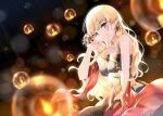  1girl bangs blonde_hair blue_eyes blush bow breasts elf hair_bow hair_ornament large_breasts long_hair looking_at_viewer pointy_ears princess_connect! saren_(princess_connect!) solo xin_(zinc) 