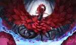  black_rose_dragon dragon duel_monster flower glowing glowing_eyes haltocage no_humans red_flower red_rose rose yu-gi-oh! yu-gi-oh!_5d&#039;s yuu-gi-ou yuu-gi-ou_5d&#039;s 