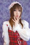  bonnet cosplay dress kirishiro_tsukimi lace tagme_character tagme_series 