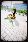  cosplay head_scarf maeda_matsu naginata photo sengoku_basara tumiki 