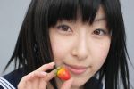 awatsuki_anzu cosplay ichigo_100 photo school_uniform strawberry toujou_aya 
