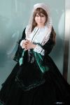  cosplay head_scarf heterochromia rozen_maiden suiseiseki velvet_dress yuuna 