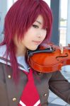  ayumi cosplay hino_kahoko kiniro_no_corda school_uniform violin 