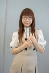  cosplay fukamachi_himari glasses iida_akino school_uniform wwish 