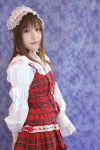  bonnet cosplay dress kirishiro_tsukimi lace tagme_character tagme_series 