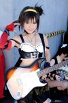  1girl belt cosplay elbow_gloves fishnet_stockings guitar hairband kipi-san photo solo stratocaster suzumiya_haruhi suzumiya_haruhi_(cosplay) suzumiya_haruhi_no_yuuutsu 