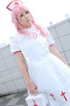  apron chunky cosplay haito nurse nurse_uniform pink_hair princess_princess yukata_mikoto 