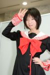  bow cosplay final_approach moriya_miki school_uniform 