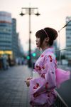  hairband kimono shio strawberry_pattern 
