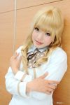  blonde_hair cosplay kipi-san konohana_hikari konohana_hikari_(cosplay) photo school_uniform strawberry_panic 