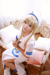  alicia_florence aria blonde_hair cosplay mizuhara_arisa photo undine 